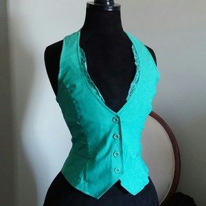 Statement Piece Mint Vest