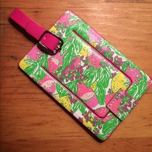 Lilly Pulitzer luggage tag