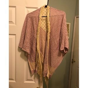 BKE fringe cardigan
