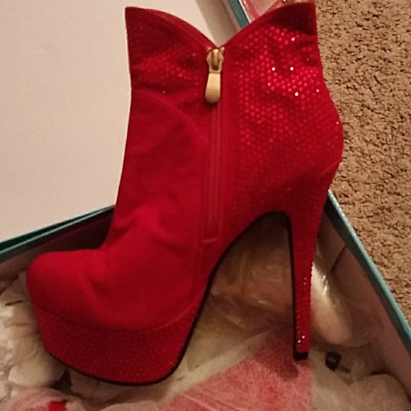 Red Booties - Picture 2 of 5