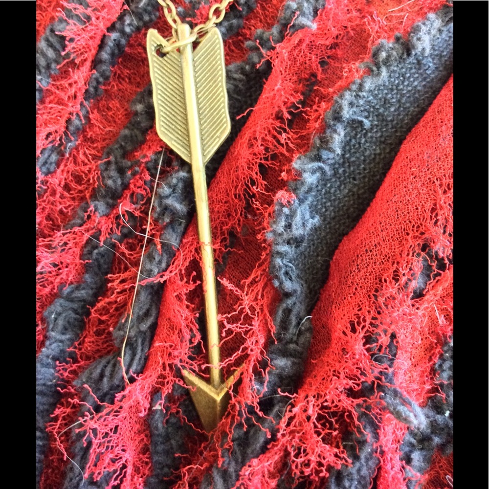 🏹❤️🏹NWOT "BRASS ARROW" NECKLACE! - Picture 4 of 4