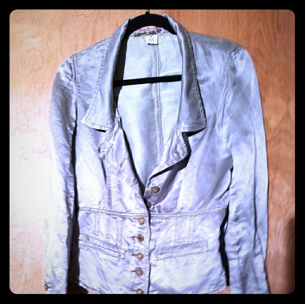 Satin dress jacket