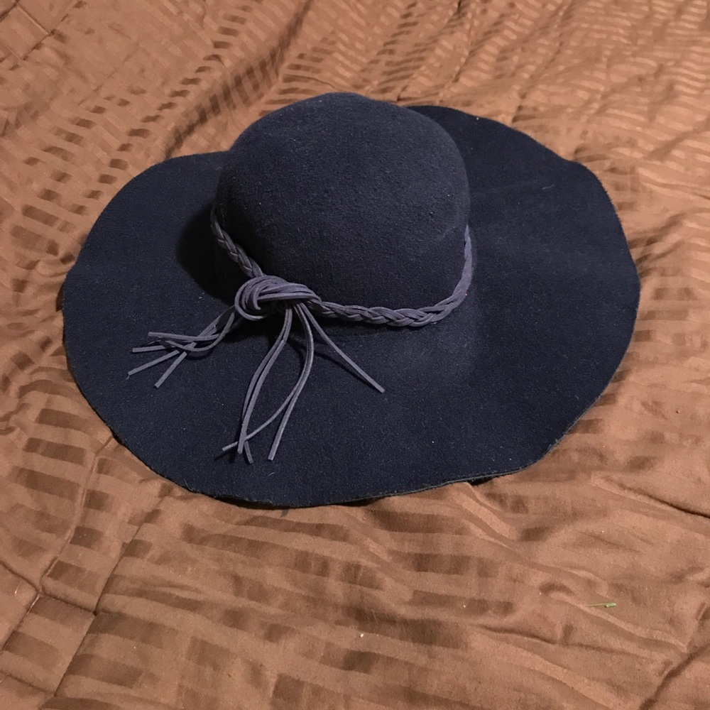 Navy blue dress hat