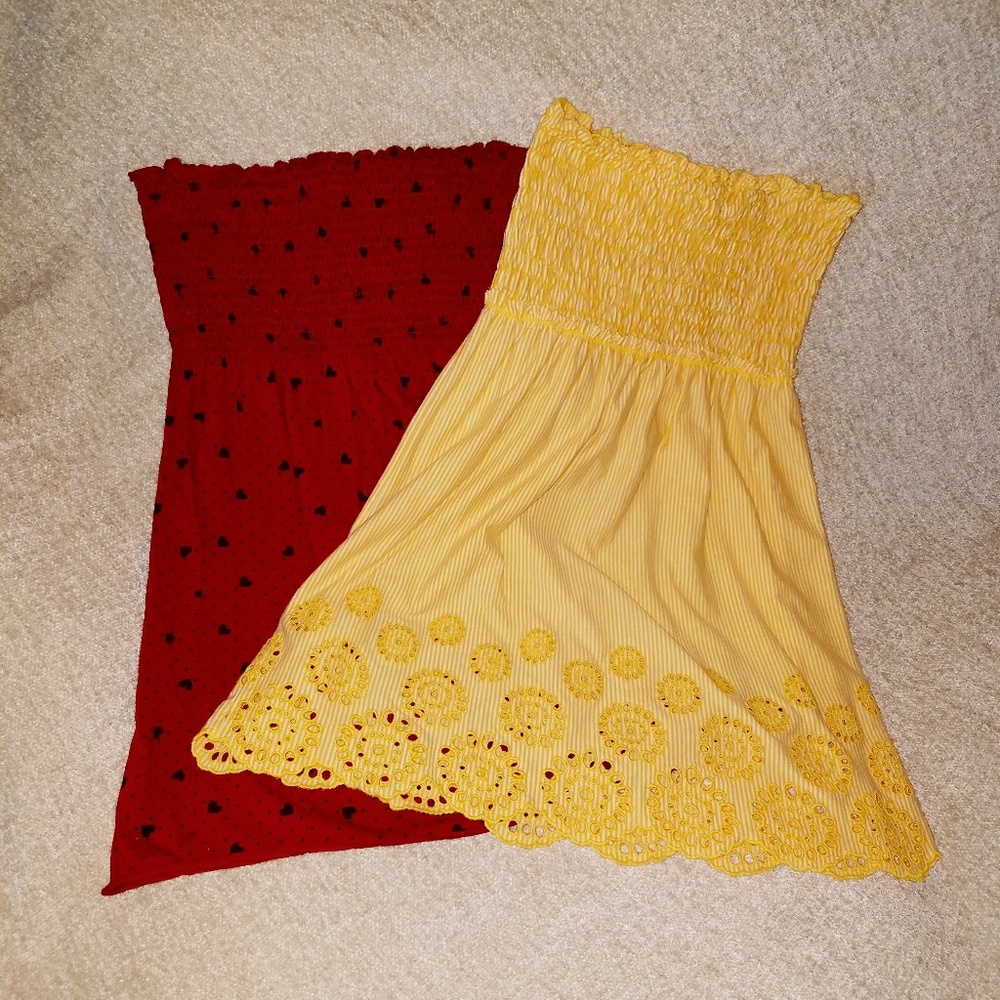 TWO Strapless Tops