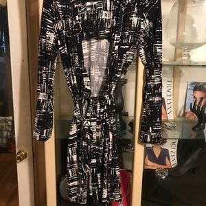 Calvin Klein wrap shirt dress size 8