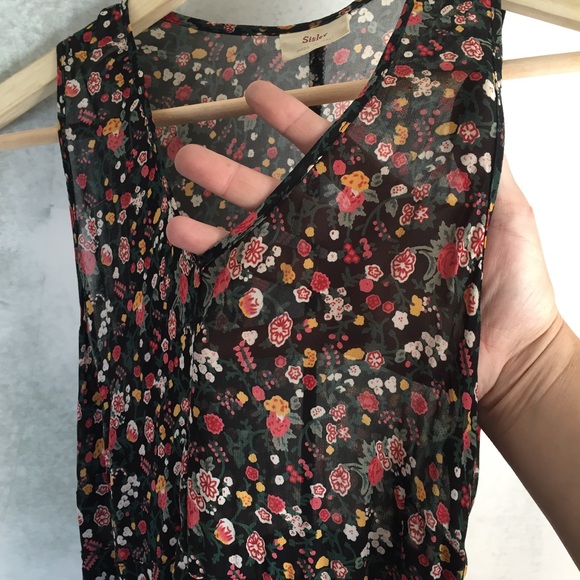 90's Vintage Italian Sisley Floral Dress - Picture 7 of 8