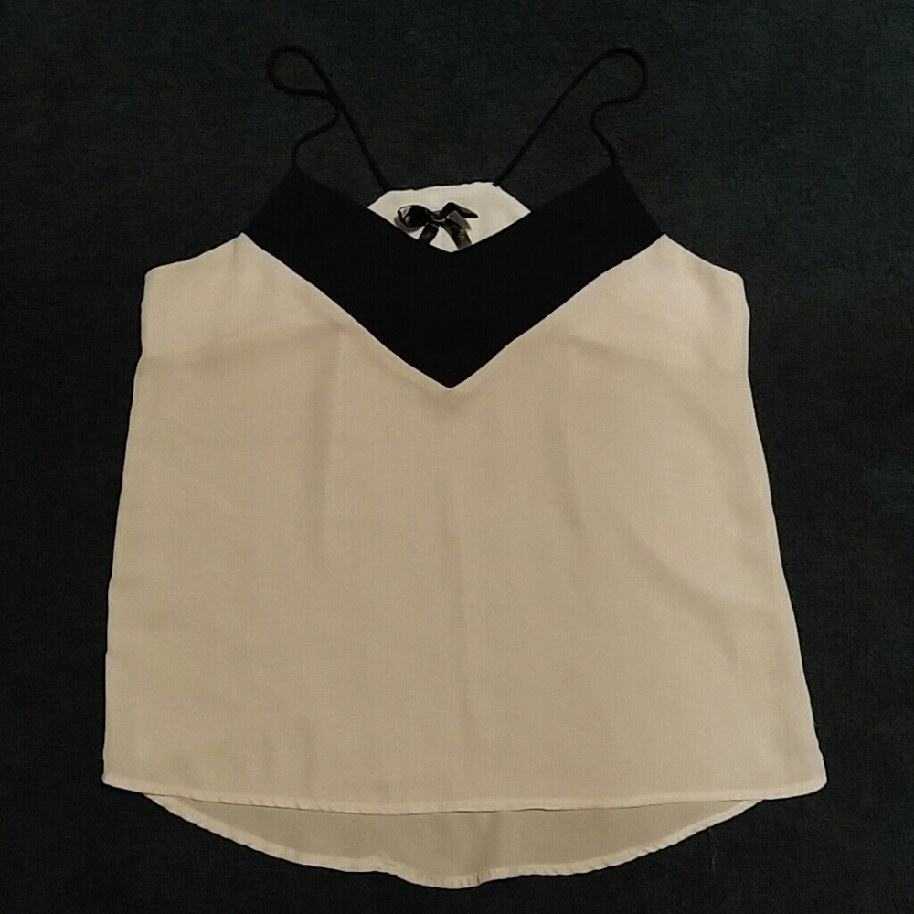 Black and white tank