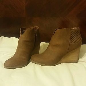 Brown booties