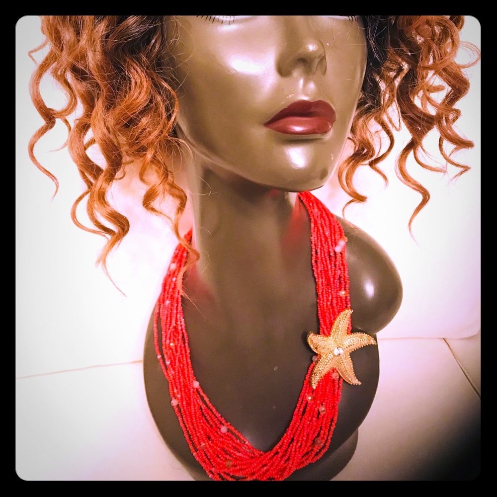 Exquisite coral necklace