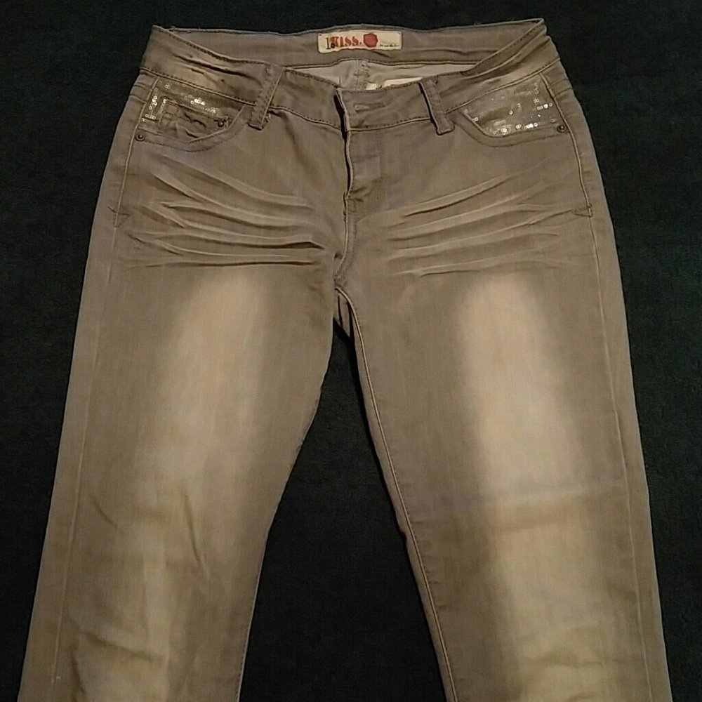 Faded skinny jeans