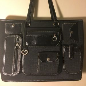 Brighton Black Tote - GREAT for keeping organized!