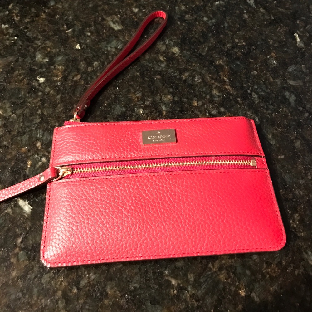 Kate Spade red wristlet