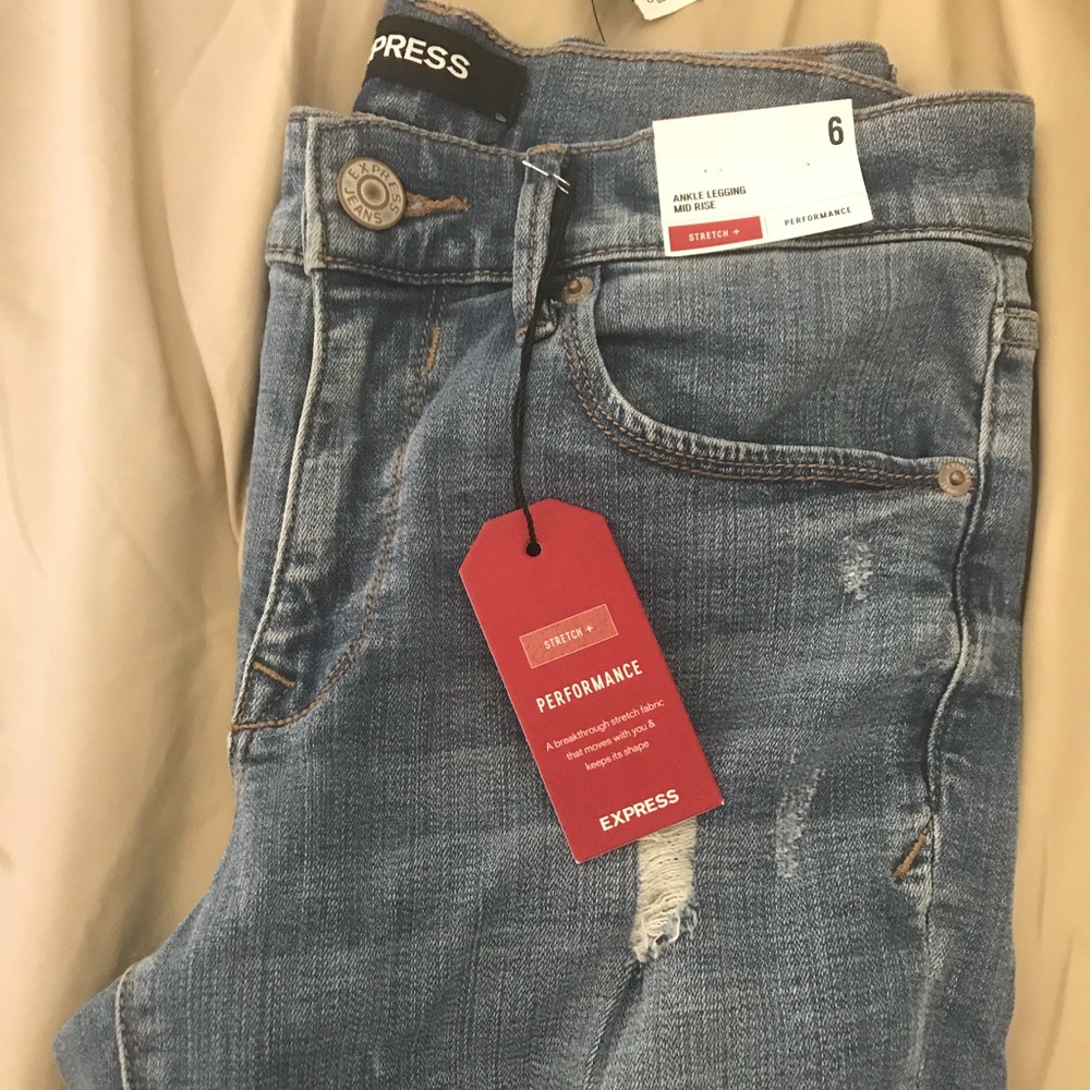 Express denim legging