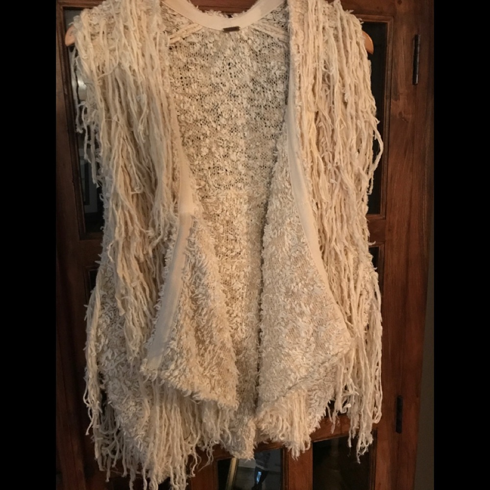 Free People Shaggy Vest