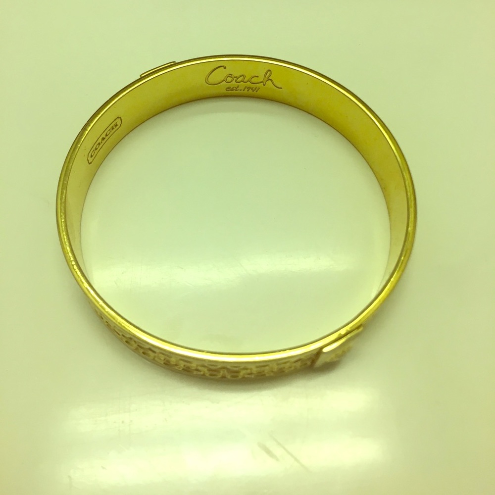 Coach Gold Bangle