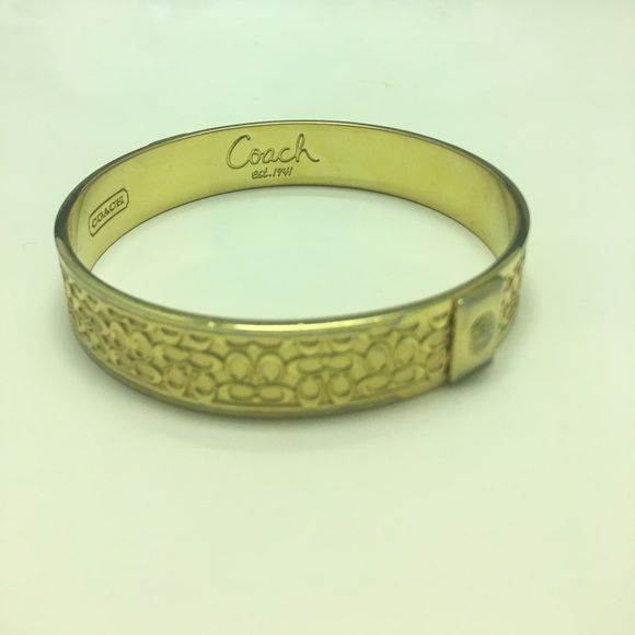 Coach Gold Bangle - Picture 2 of 2