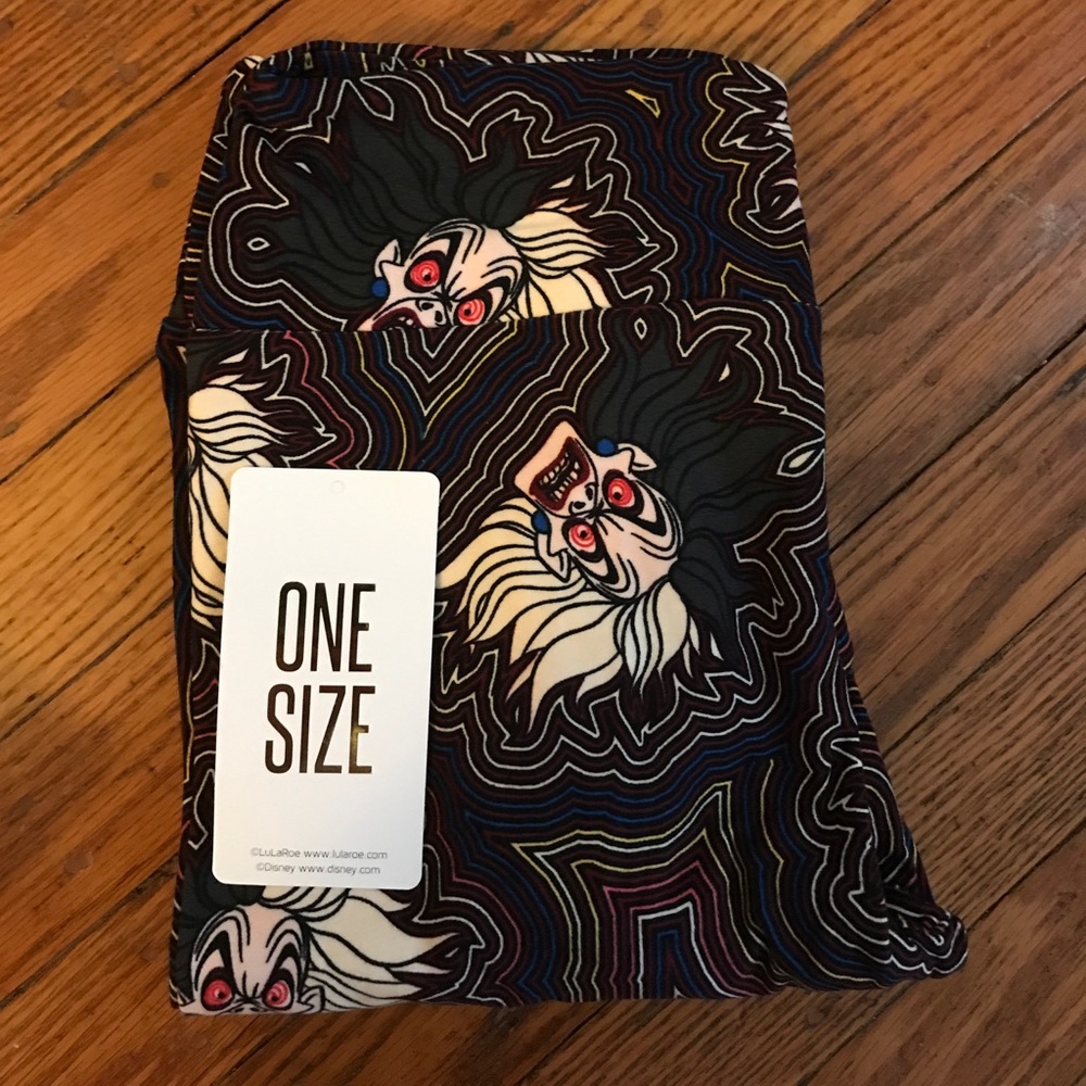 LuLaRoe Disney Villains OS Cruella de Vil BNWT