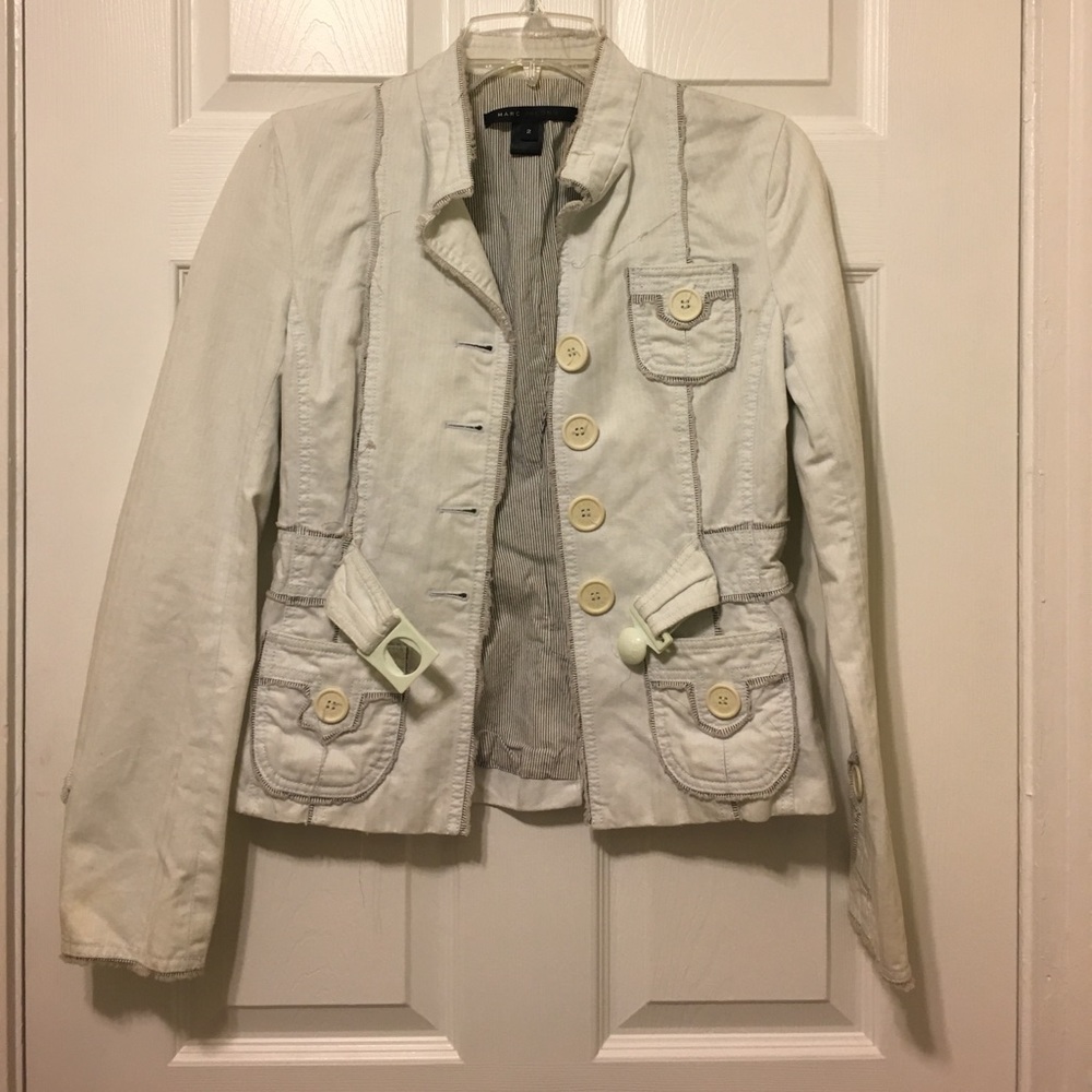 Marc Jacobs white denim jacket