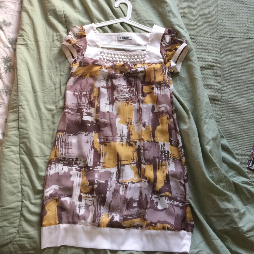 Chloe silk dress