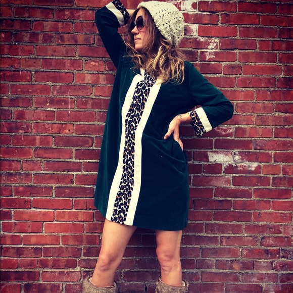 Vintage Dresses & Skirts - 1960s Vintage Velvet Mini Dress House Coat