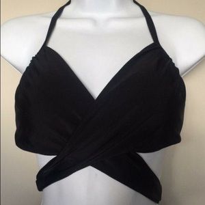 The wrap halter swim top by VS size 34D