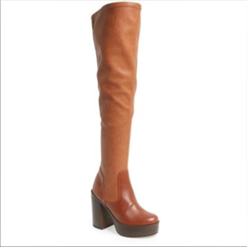 Minimal and classic over the knee boots