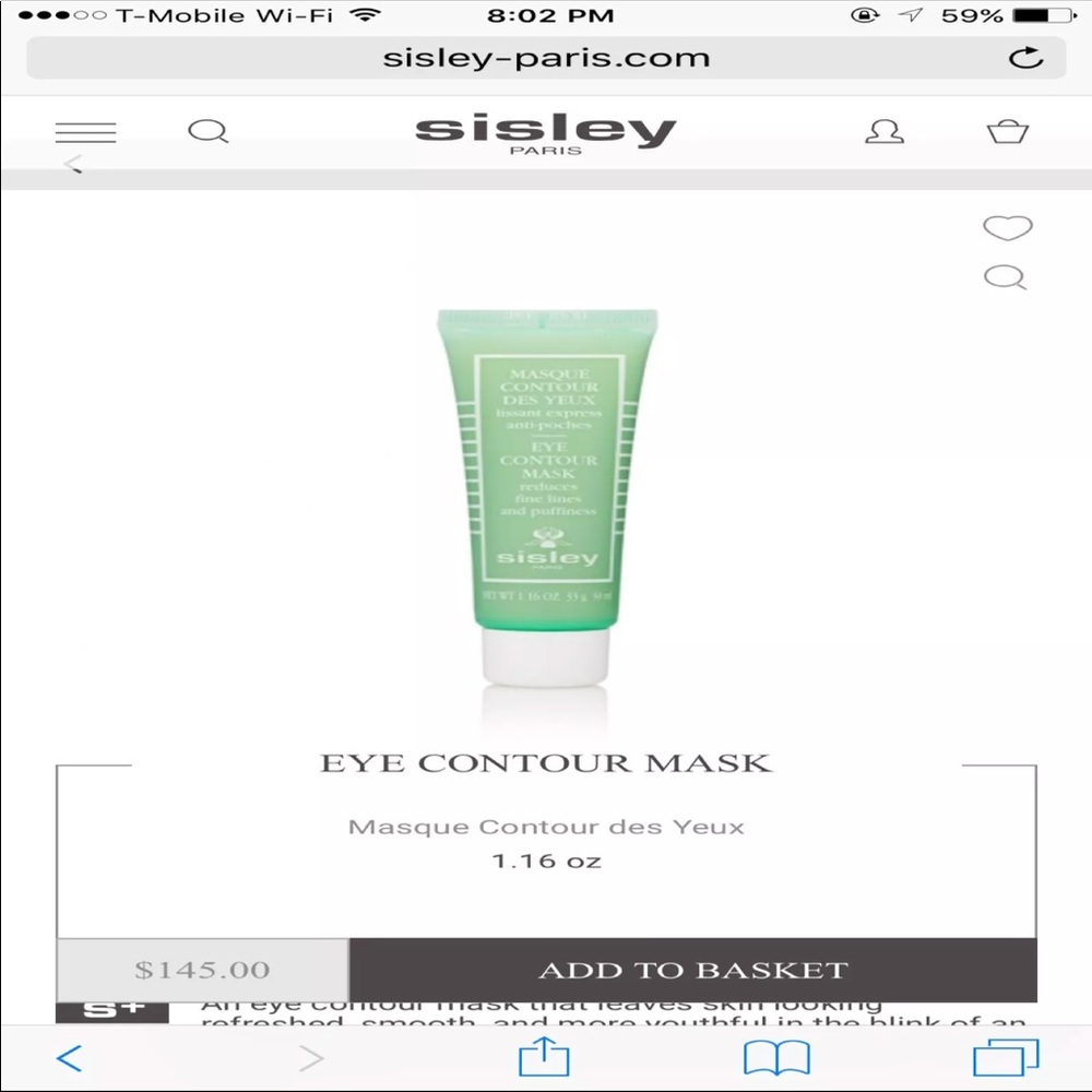 Sisley Eye Contour Mask