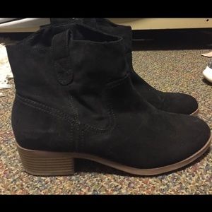 Black ankle boots
