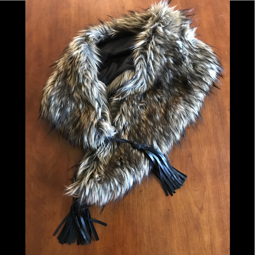 Spell Designs Faux Fur Shrug