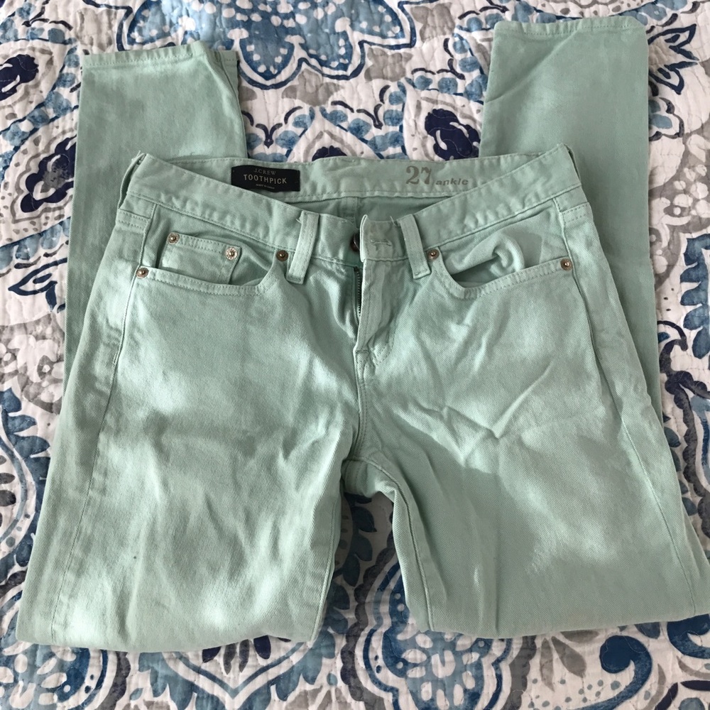 J crew Toothpick Ankle jeans