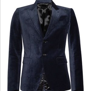 Burberry Prorsum velvet blazer