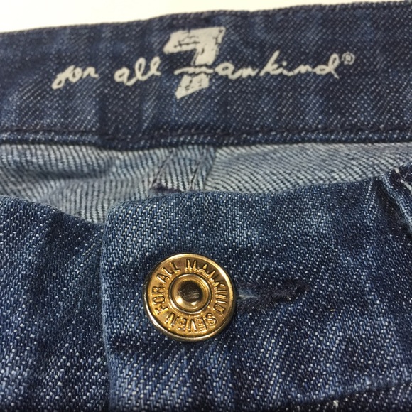 7FAM 7 FOR ALL MANKIND A POCKET FLARE DENIM JEAN - Picture 3 of 8