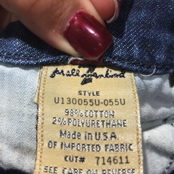 7FAM 7 FOR ALL MANKIND A POCKET FLARE DENIM JEAN - Picture 6 of 8