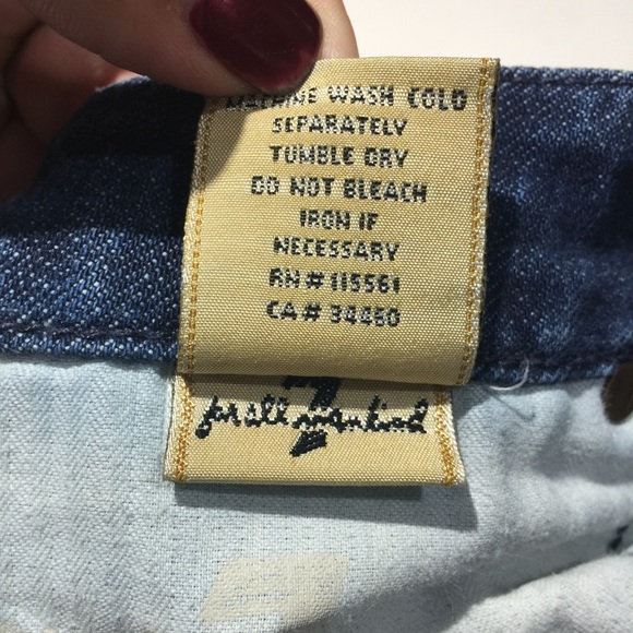 7FAM 7 FOR ALL MANKIND A POCKET FLARE DENIM JEAN - Picture 7 of 8