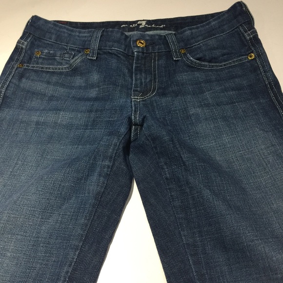 7FAM 7 FOR ALL MANKIND A POCKET FLARE DENIM JEAN - Picture 8 of 8