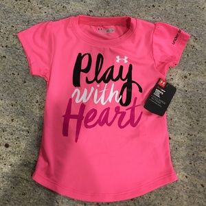 Girls UA Heat Gear T-Shirt