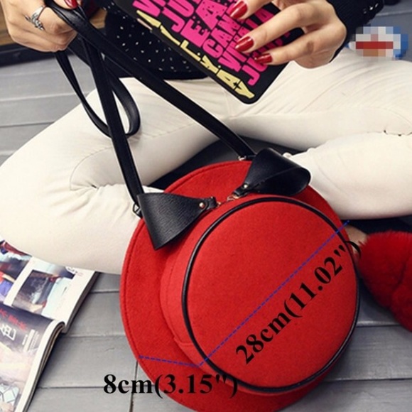 π Flannel hat handbag. RED ONLY! - Picture 4 of 8