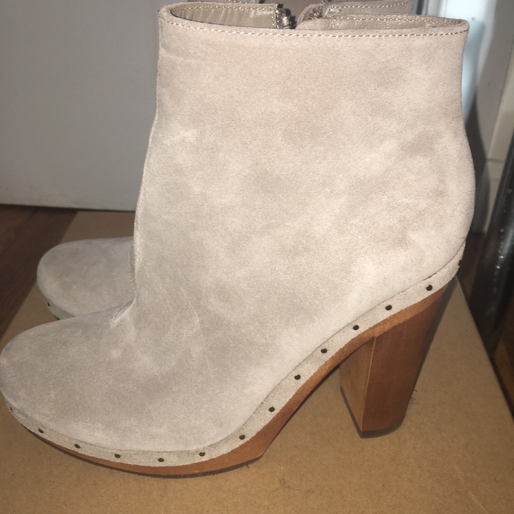 Joie suede clog boots