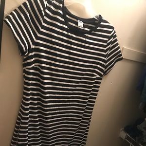 Old navy striped t shirt dress