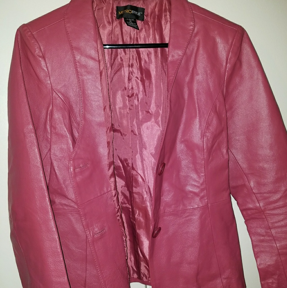 Leather jacket