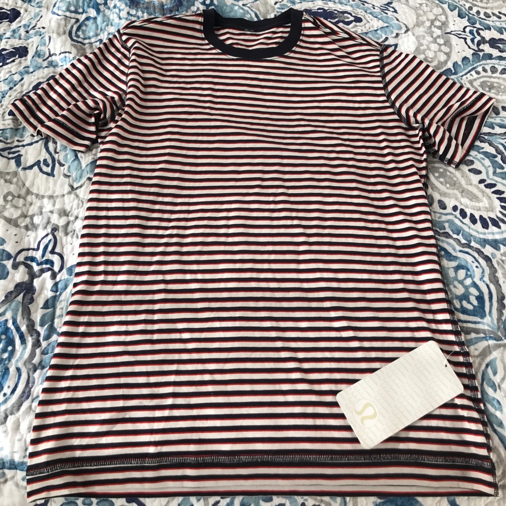 Lulu Lemon basic striped tee