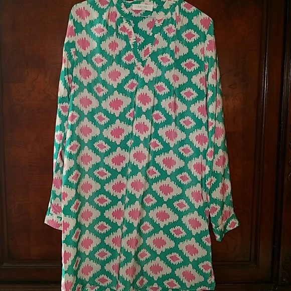 Bohemian Style Shirt Dress - Picture 1 of 1