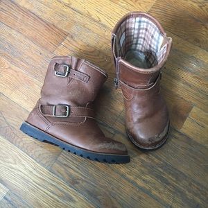 Toddler leather UGG boots