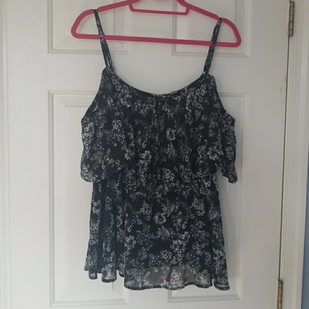Torrid Cold Shoulder Blouse