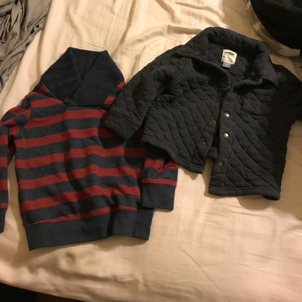Two boys cozy jacket/sweater BUNDLE!!