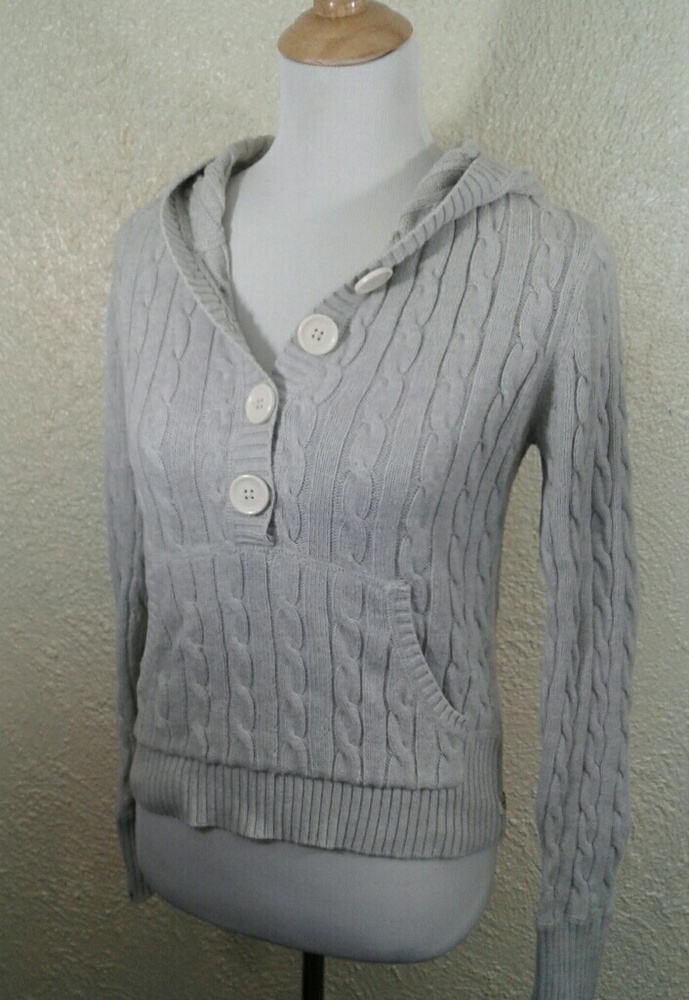 Gray polo jeans Ralph lauren womens sweater