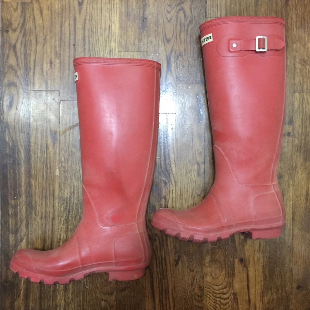Women’s Hunter Original Tall Rainboot in Red