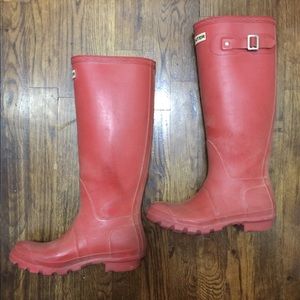 Women’s Hunter Original Tall Rainboot in Red