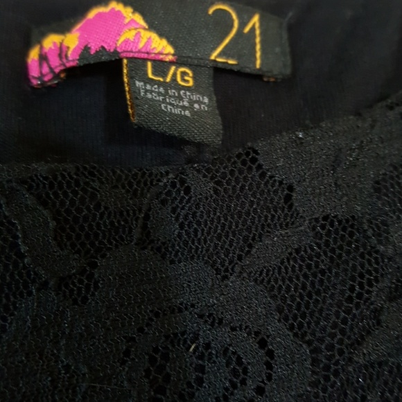"21" Skater Dress. Lace Top. Lined. Jrs Lg - Picture 6 of 8