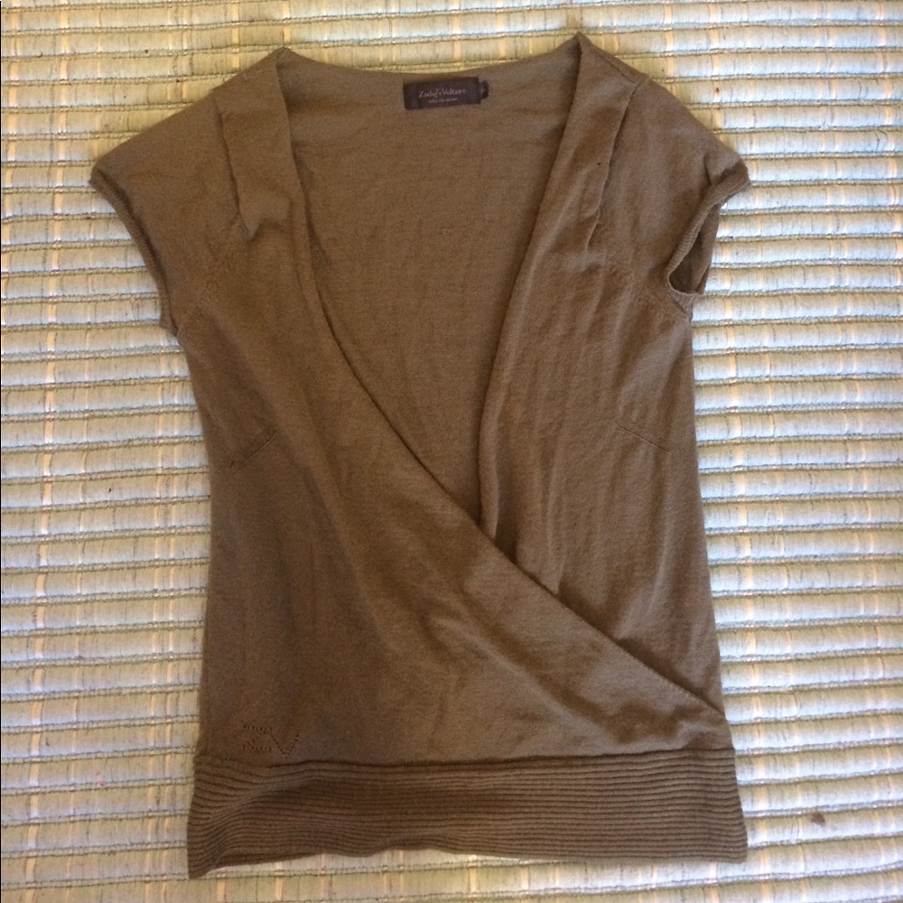 Green Zadig and Voltaire cardigan